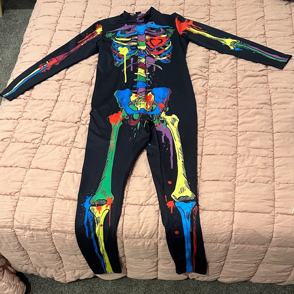 Skeleton bodysuit